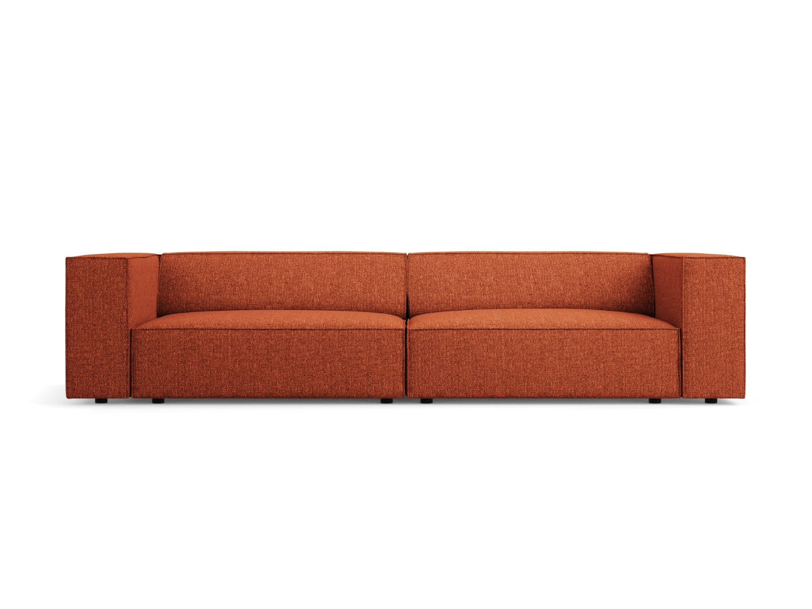 Cosmopolitan Design Bank Arendal 4-zits, chenille, terracotta - 102x24