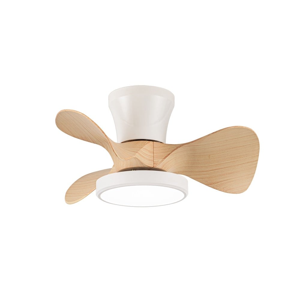 CristalRecord plafondventilator Moll - 1 lichts - 56 x 23.5 cm - wit h