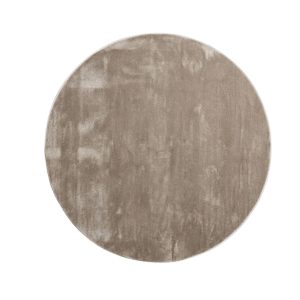 DÉJA Living Vloerkleed Roke – Rond Lichtbruin Tencel – Ø300cm DÉJA Living Vloerkleed Roke – Rond Lichtbruin Tencel – Ø300cm