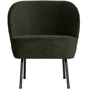 WOOOD fauteuil Vogue – Fluweel – Donkergroen – 69x57x70 WOOOD fauteuil Vogue – Fluweel – Donkergroen – 69x57x70