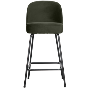WOOOD barstoel Vogue – Velvet – Dark Green – 89x50x55 WOOOD barstoel Vogue – Velvet – Dark Green – 89x50x55