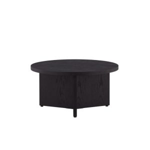 BRAM Salontafel Rosaria – ø85 cm – Zwart