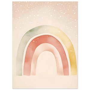 Artfulprints Poster Zachte regenboog – 30×40 cm – Meerkleurig Artfulprints Poster Zachte regenboog – 30×40 cm – Meerkleurig