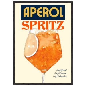 Artfulprints Poster met Lijst Aperol Spritz – Original – 70×100 cm – O Artfulprints Poster met Lijst Aperol Spritz – Original – 70×100 cm – O