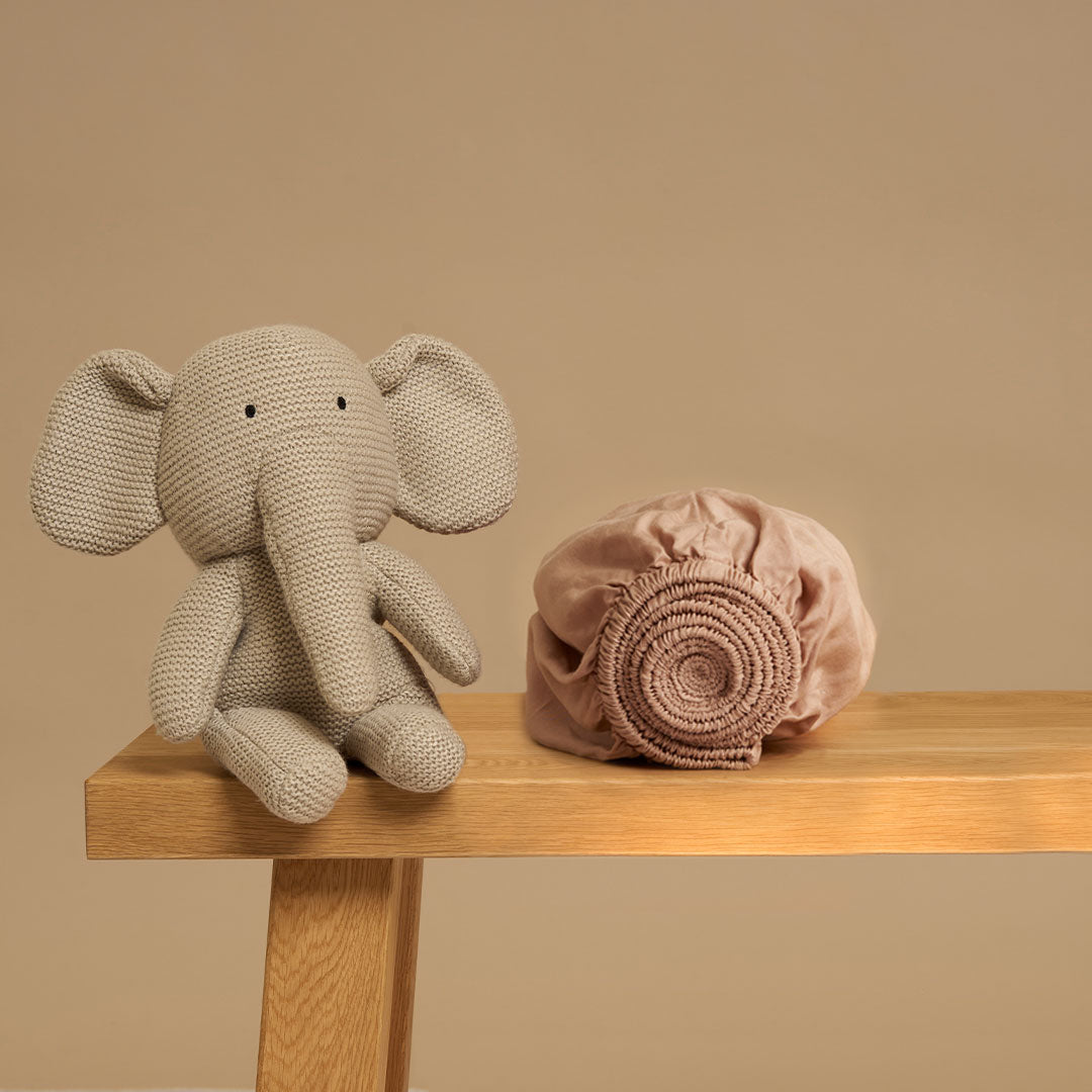 Coco & Cici - Kids - Hoeslaken TENCEL Twill Peach - 60x120x15