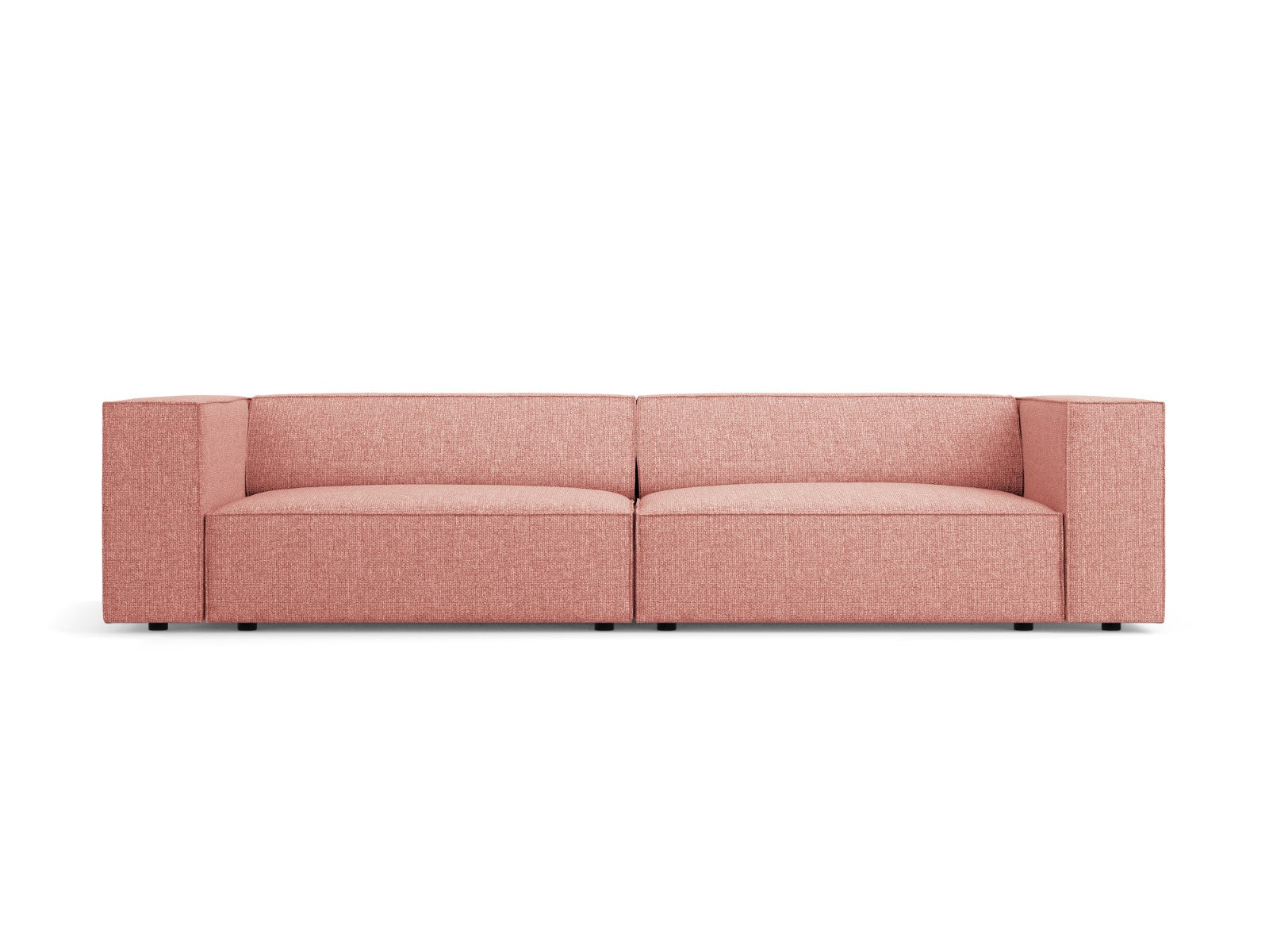 Cosmopolitan Design Bank Arendal 4-zits, chenille, roze - 102x244x70cm