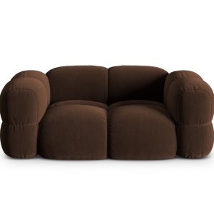Cosmopolitan Design Bank Loretto 2-zits, flueel chocolade – 100x180x68 Cosmopolitan Design Bank Loretto 2-zits, flueel chocolade – 100x180x68