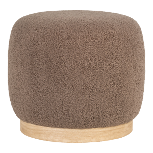 Artichok Kenna Ronde Poef Bouclé Bruin Ø 44,5 cm Artichok Kenna Ronde Poef Bouclé Bruin Ø 44,5 cm