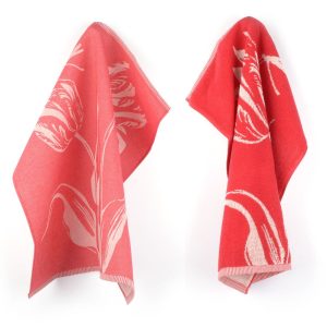 Luxe Keukendoek en Theedoek Tulp Rood – Bunzlau Castle – 100% biologis Luxe Keukendoek en Theedoek Tulp Rood – Bunzlau Castle – 100% biologis