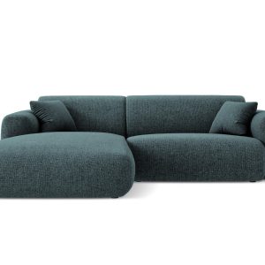 Cosmopolitan Design linker hoekbank Nolio 4-zits, chenille, olie – 170 Cosmopolitan Design linker hoekbank Nolio 4-zits, chenille, olie – 170