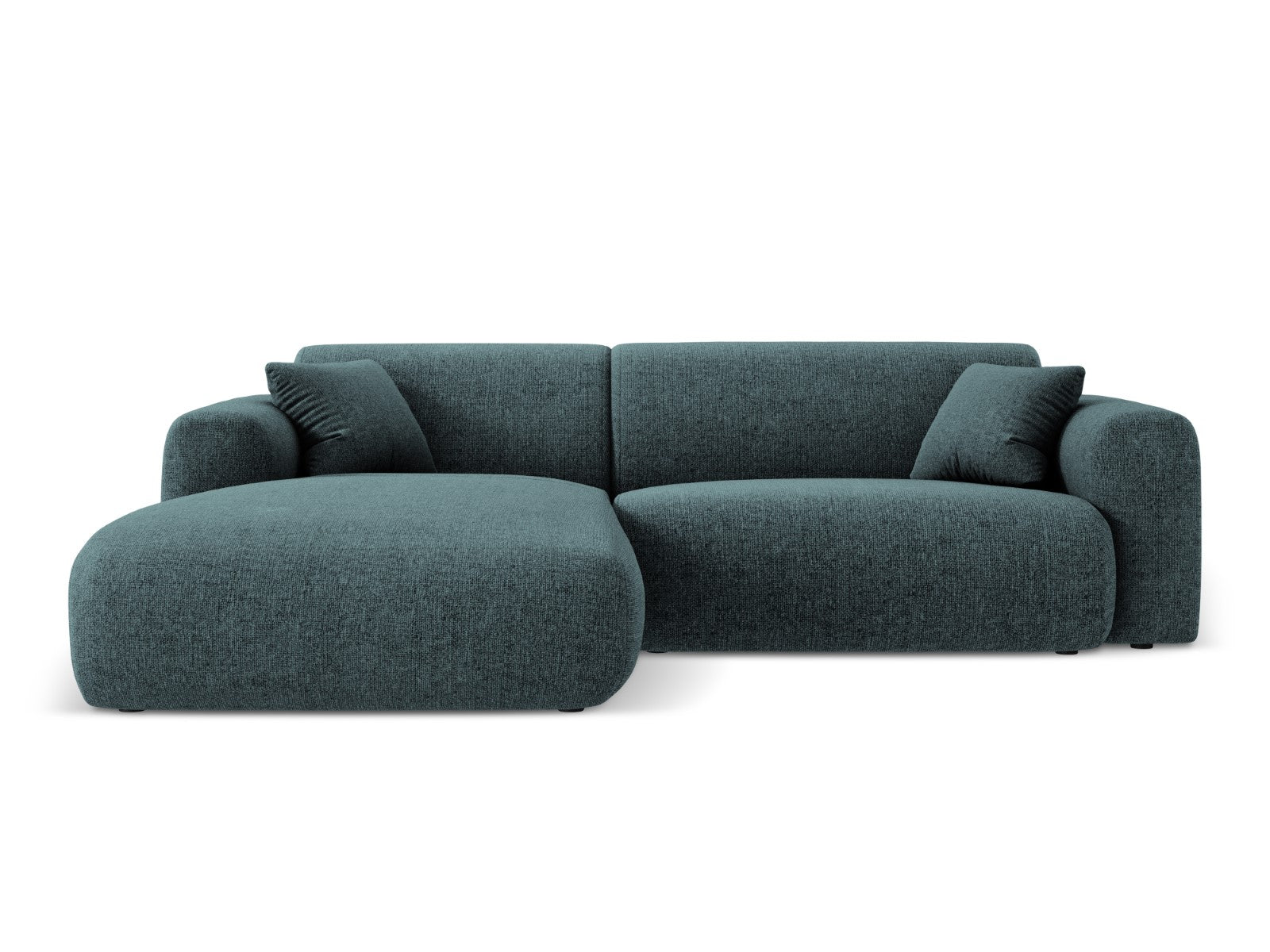 Cosmopolitan Design linker hoekbank Nolio 4-zits, chenille, olie - 170