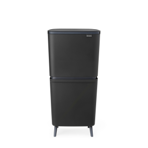 Brabantia SortUp Recycle Prullenbak Hi, 20+25 liter – Dark Grey