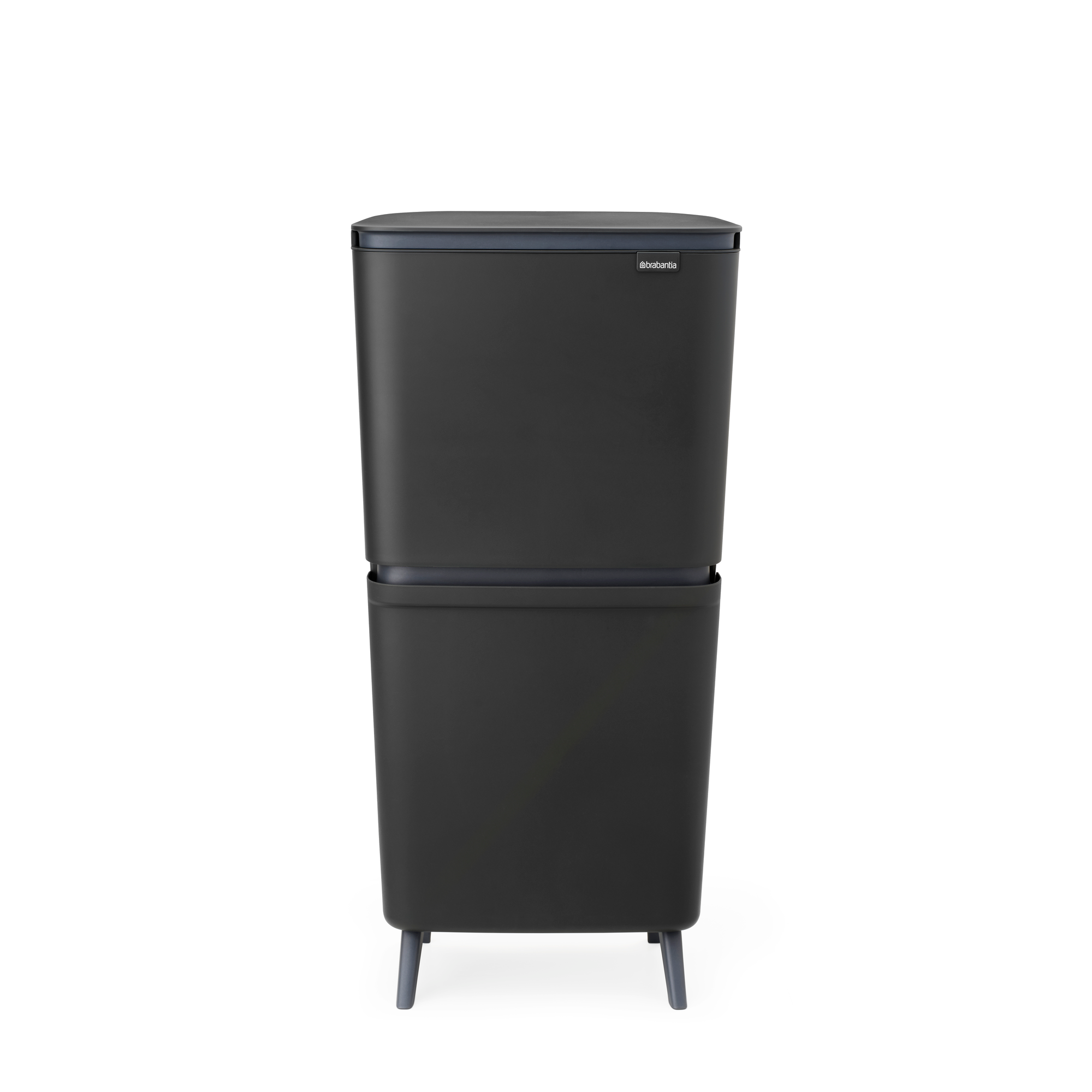 Brabantia SortUp Recycle Prullenbak Hi, 20+25 liter - Dark Grey