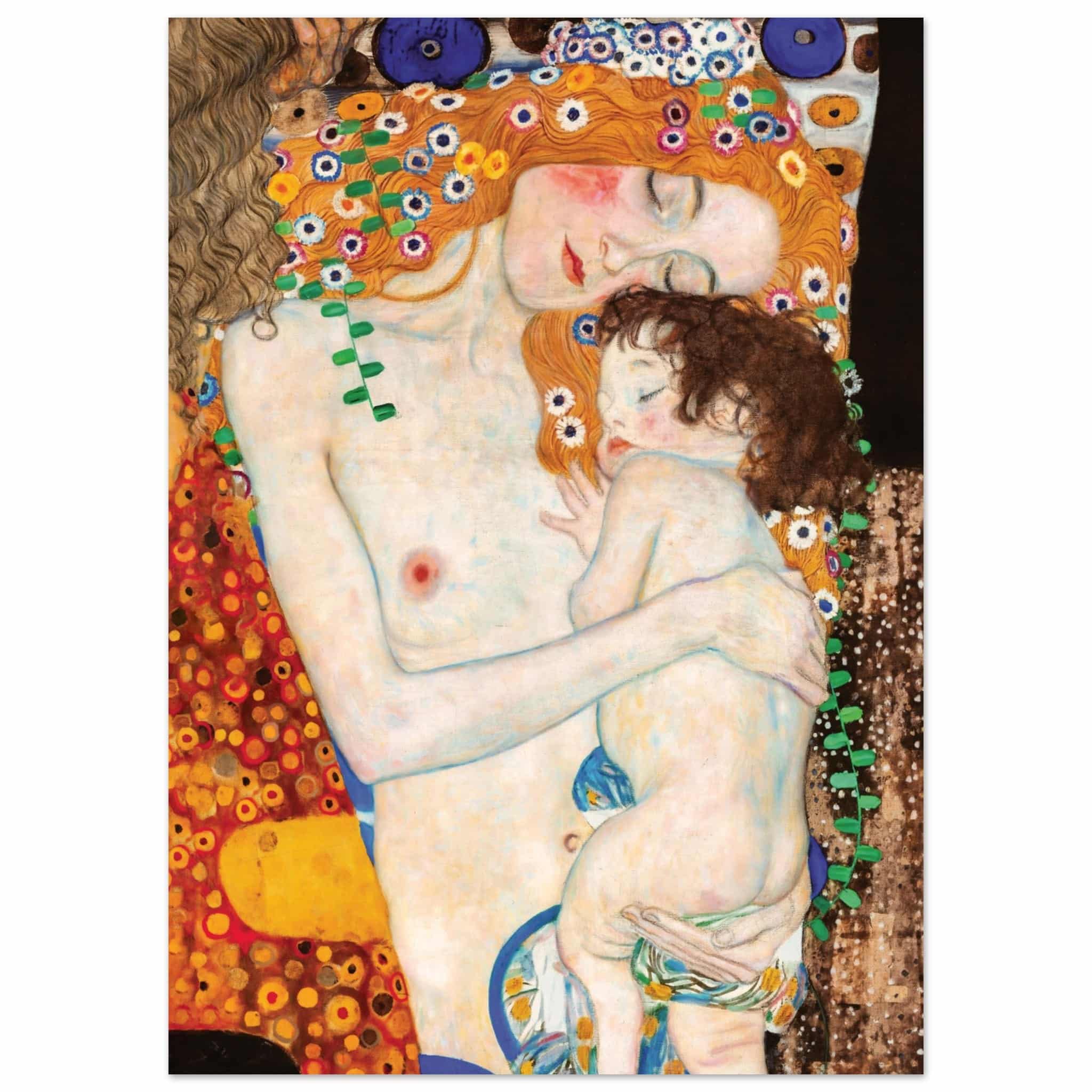 Artfulprints Poster Gustav Klimt - The three ages of the woman - 50x70