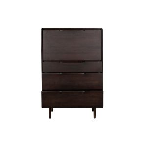 Dutchbone Elroy Ladekast Laag 120 cm Walnootkleur Bruin