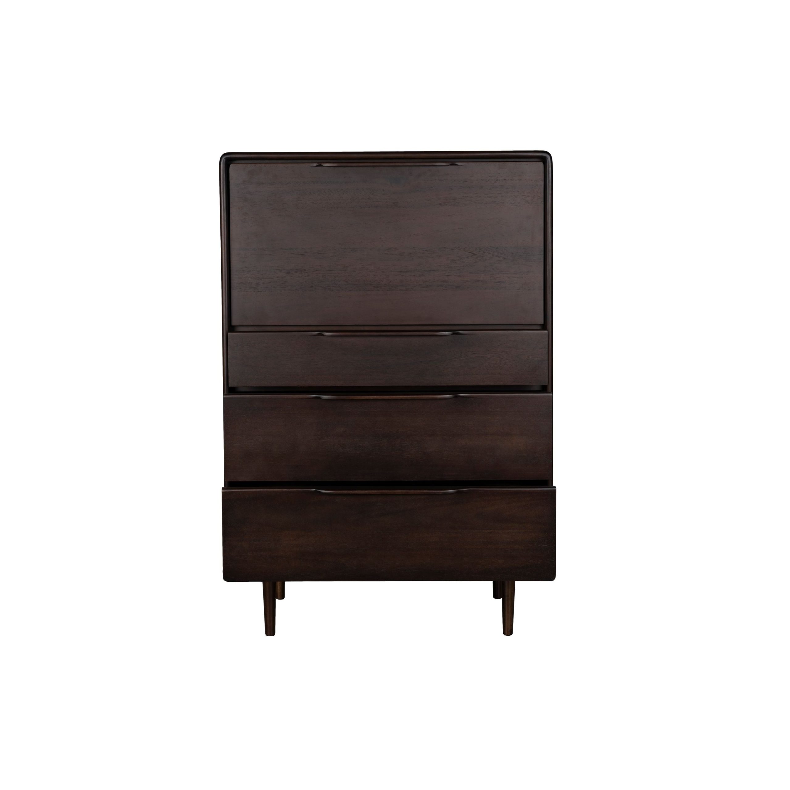 Dutchbone Elroy Ladekast Laag 120 cm Walnootkleur Bruin