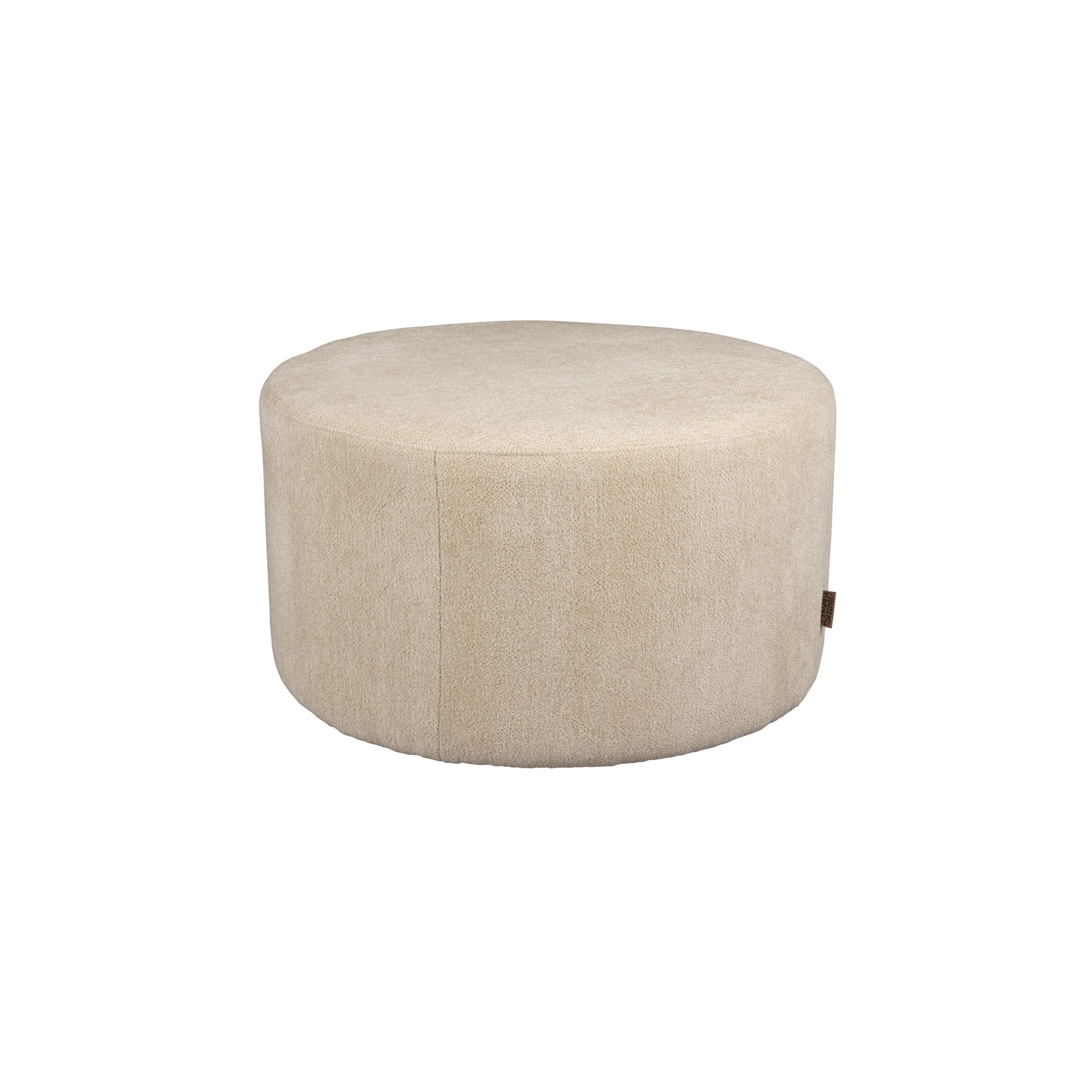 Dutchbone Rocca Poef Latte