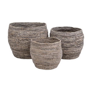 Artichok Sanne opbergmanden grijs – set van 3 Artichok Sanne opbergmanden grijs – set van 3