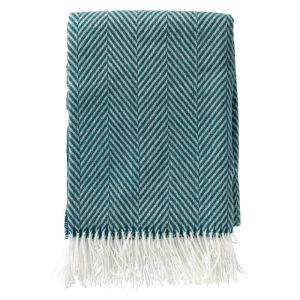 JOSEFIEN – plaid 140×180 cm – lichtgewicht – visgraatmotief – Deep Lak JOSEFIEN – plaid 140×180 cm – lichtgewicht – visgraatmotief – Deep Lak