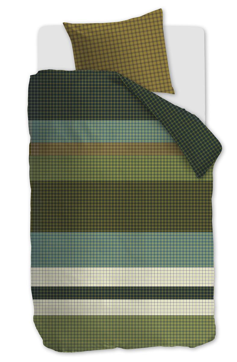 Beddinghouse Juno dekbedovertrek - Eenpersoons - 140x200/220 cm - Groe