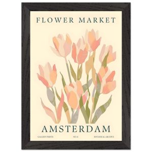 Artfulprints Poster met Lijst Flower market – Amsterdam III – A4 21×29 Artfulprints Poster met Lijst Flower market – Amsterdam III – A4 21×29