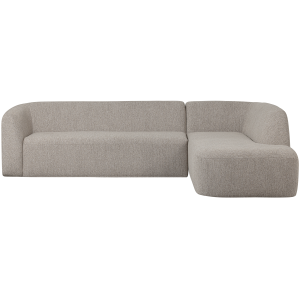 WOOOD hoekbank rechts Sloping – Polyester – Off White Melange WOOOD hoekbank rechts Sloping – Polyester – Off White Melange